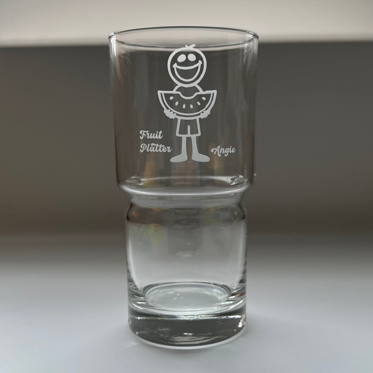 Custom Engraved 20oz Stackable Beverage Glass