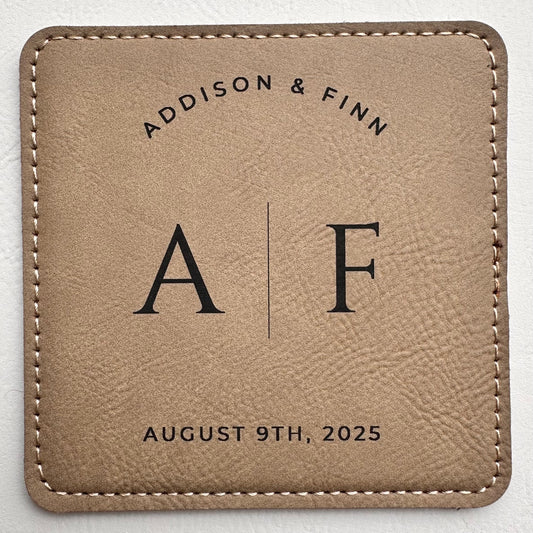 Custom Leather Coasters