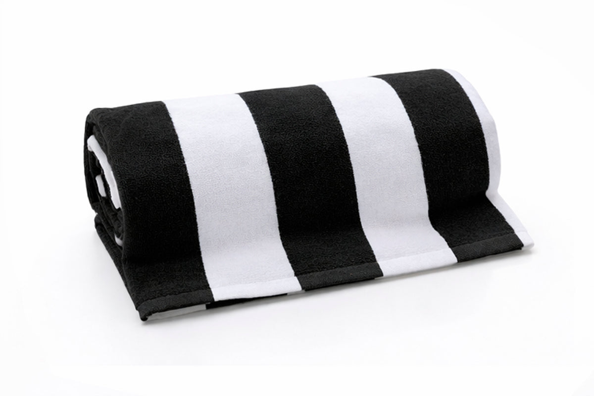 Personalized Striped Beach Towel | Custom Name Towel | Pool & Beach Gift