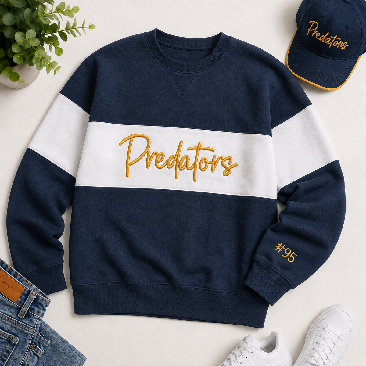 Predators Colorblock Sweatshirt