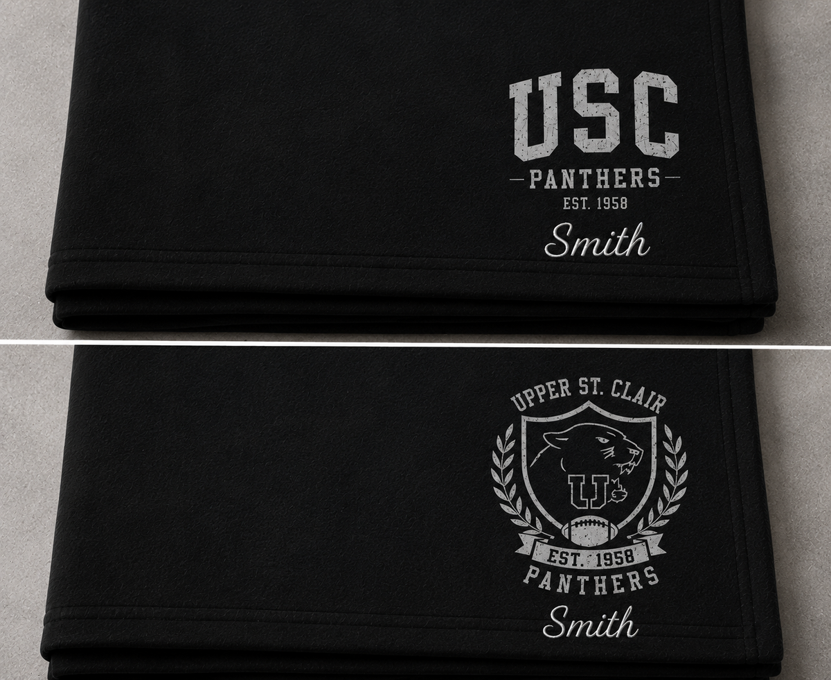 Personalized USC Football Stadium Sweatshirt Blanket