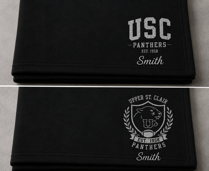 Personalized USC Football Stadium Sweatshirt Blanket