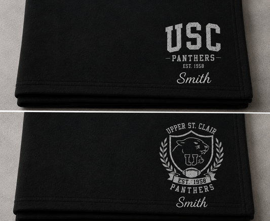 Personalized USC Football Stadium Sweatshirt Blanket