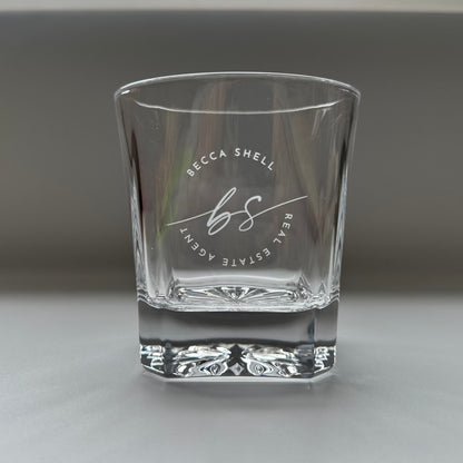 Custom Engraved Rocks Glass