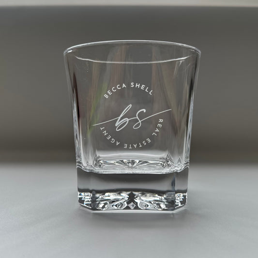 Custom Engraved Rocks Glass