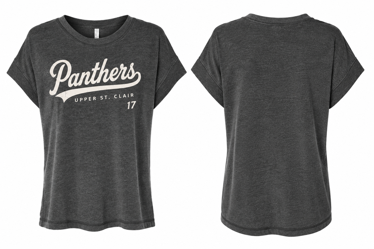 LAT Women's Vintage Wash Tee - Washed Black