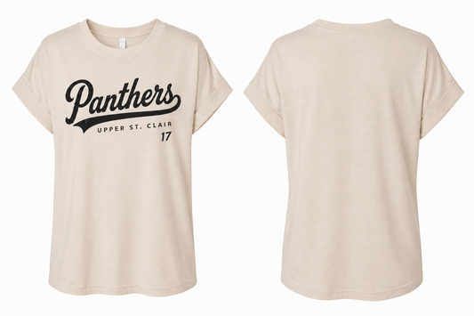 LAT Women's Vintage Wash Tee - Washed Natural