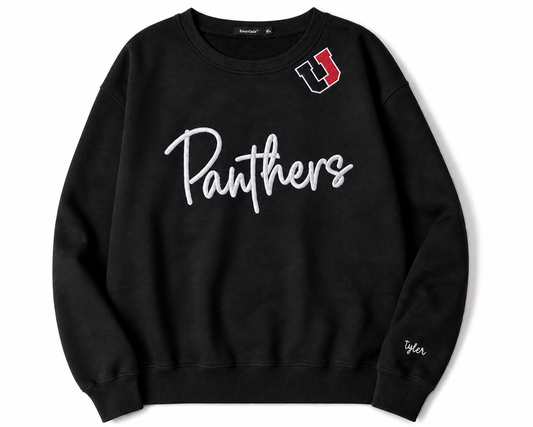 Personalized USC Panthers Puff Embroidered Sweatshirt