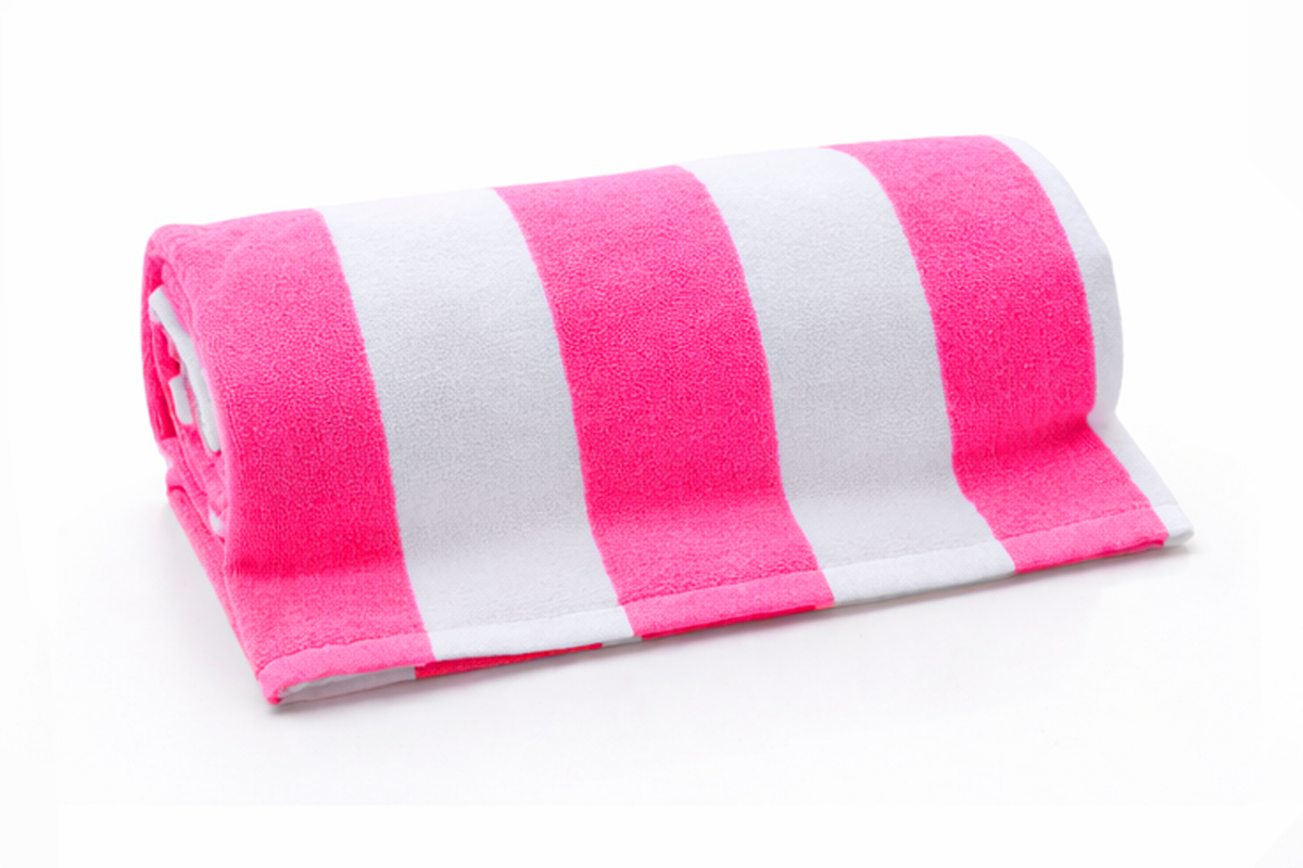 Personalized Striped Beach Towel | Custom Name Towel | Pool & Beach Gift