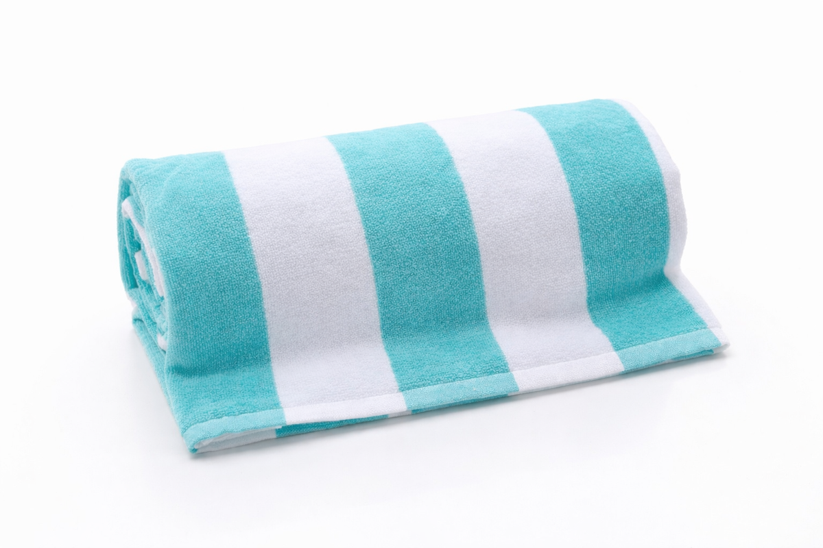 Personalized Striped Beach Towel | Custom Name Towel | Pool & Beach Gift