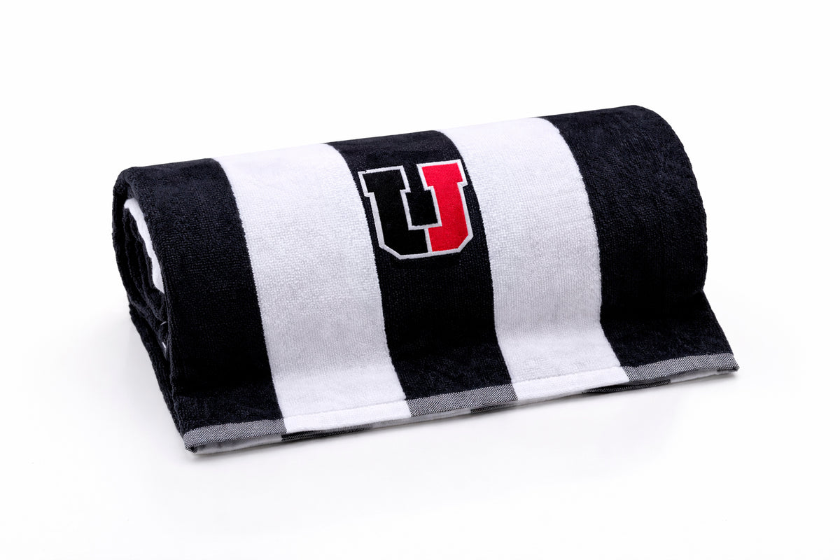 Personalized Striped Beach Towel | Custom Name Towel | Pool & Beach Gift
