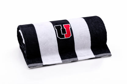 Personalized Striped Beach Towel | Custom Name Towel | Pool & Beach Gift