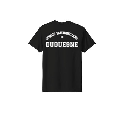 JTD tee in black, back