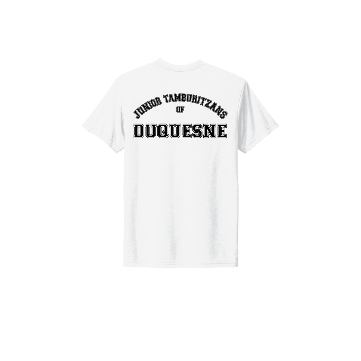 JTD tee in white, back
