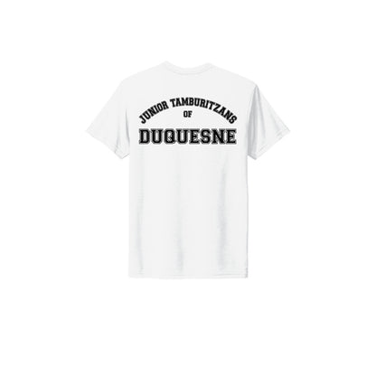 JTD tee in white, back