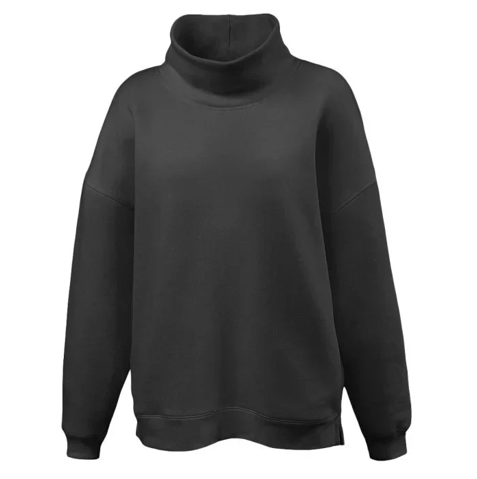 Juliet mockneck sweatshirt in black