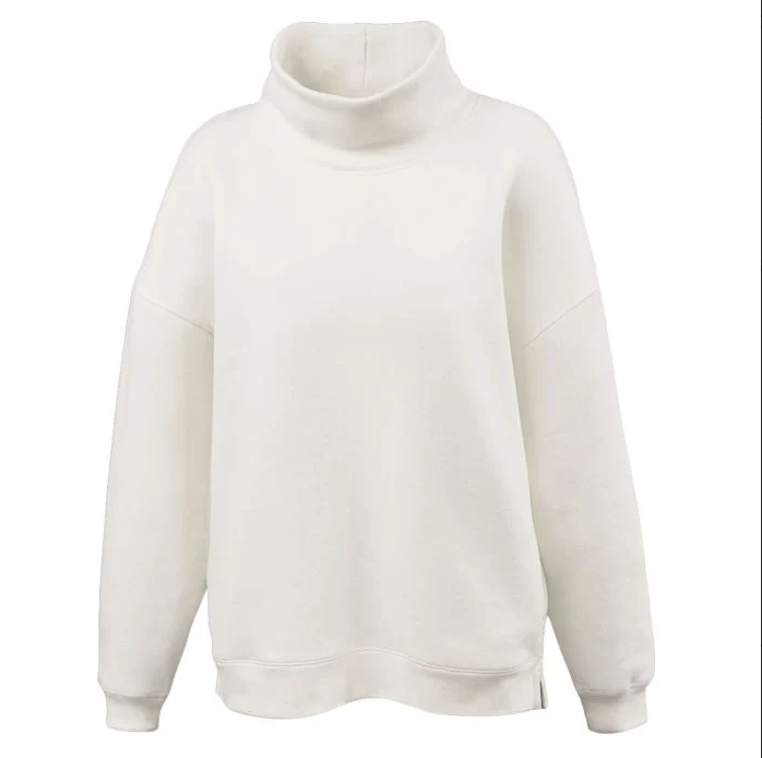 Juliet mockneck sweatshirt in cream