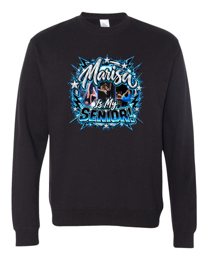 Marisa Is My Senior adult crewneck in Black