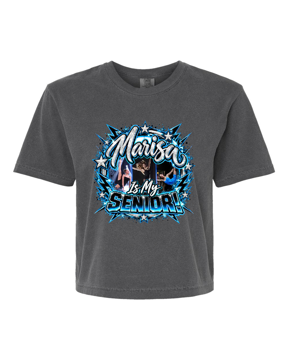 Marisa Is My Senior women's boxy tee in Pepper