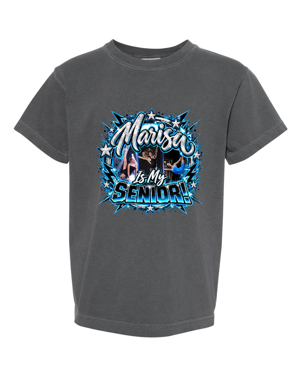 Marisa Is My Senior youth tee in Pepper
