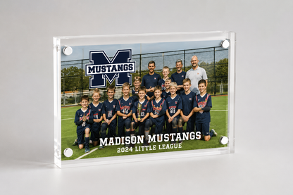 Personalized Acrylic Magnetic Picture Frame | Custom 4x6 & 5x7 Photo Display