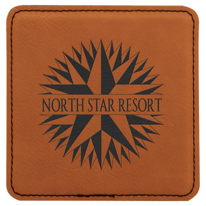 Custom Leather Coasters