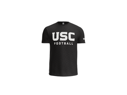 USC Football Youth Tri-Blend Tee - USC Bold design front