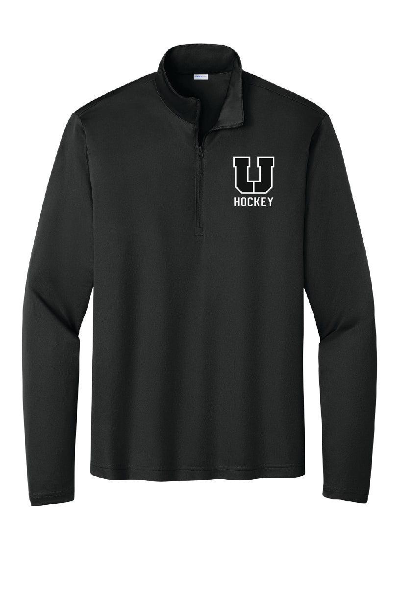 USC Hockey black quarter-zip with U Hockey logo