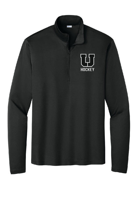 USC Hockey black quarter-zip with U Hockey logo